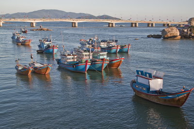 Boats on Cai river, Nha Trang, Nha Trang, 2010