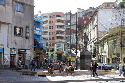 Vista desde la Plaza, Valparaíso — photos through time