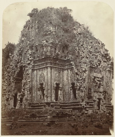 EU: Candi Kalasan (Buddhist), general view from the northeast. Kalasan, Yogyakarta district, D.I. Yogyakarta province, 8th -9th century. (1865), Yogyakarta, 1865