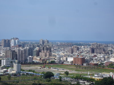 由市區遠眺台灣海峽, Tainan, 2012