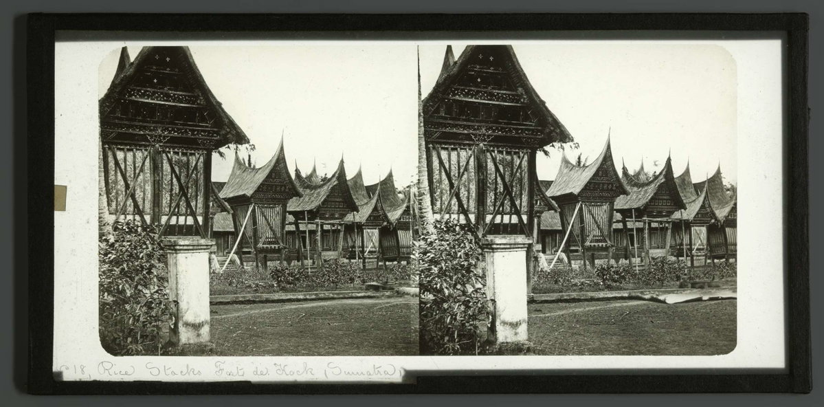 EU: Rice Stocks House Fort de Kock (Sumatra) (1859), Bukittinggi, Indonesia, 1859