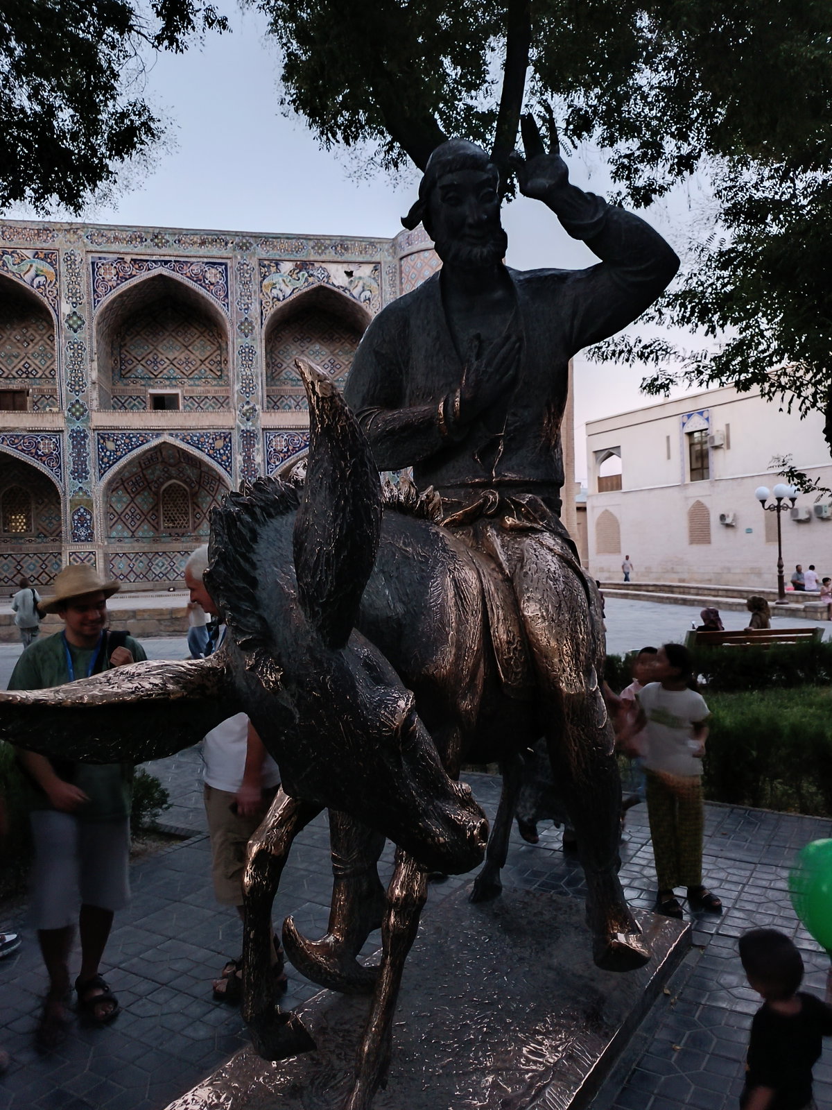Khoja Nasreddin Statue, Bukhara, Uzbekistan, 2024