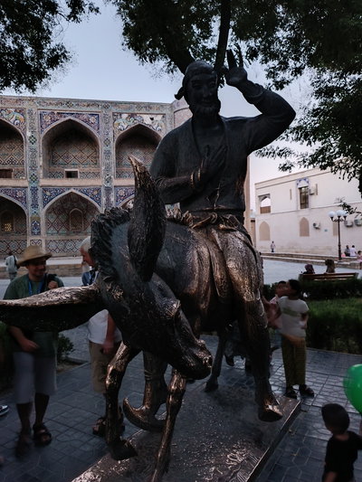 Khoja Nasreddin Statue, Bukhara, 2024