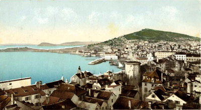 Split, Purger postcard, Split, 1905