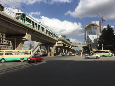 Addis Ababa LRT by Ben Welle 02, Addis Ababa, 2015