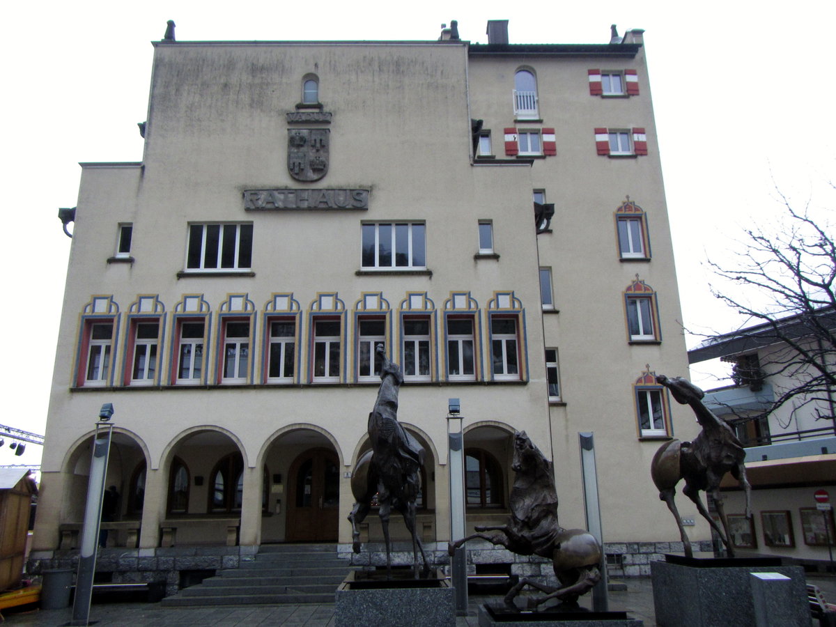 Das Rathaus zu Vaduz, Vaduz, Liechtenstein, 2013