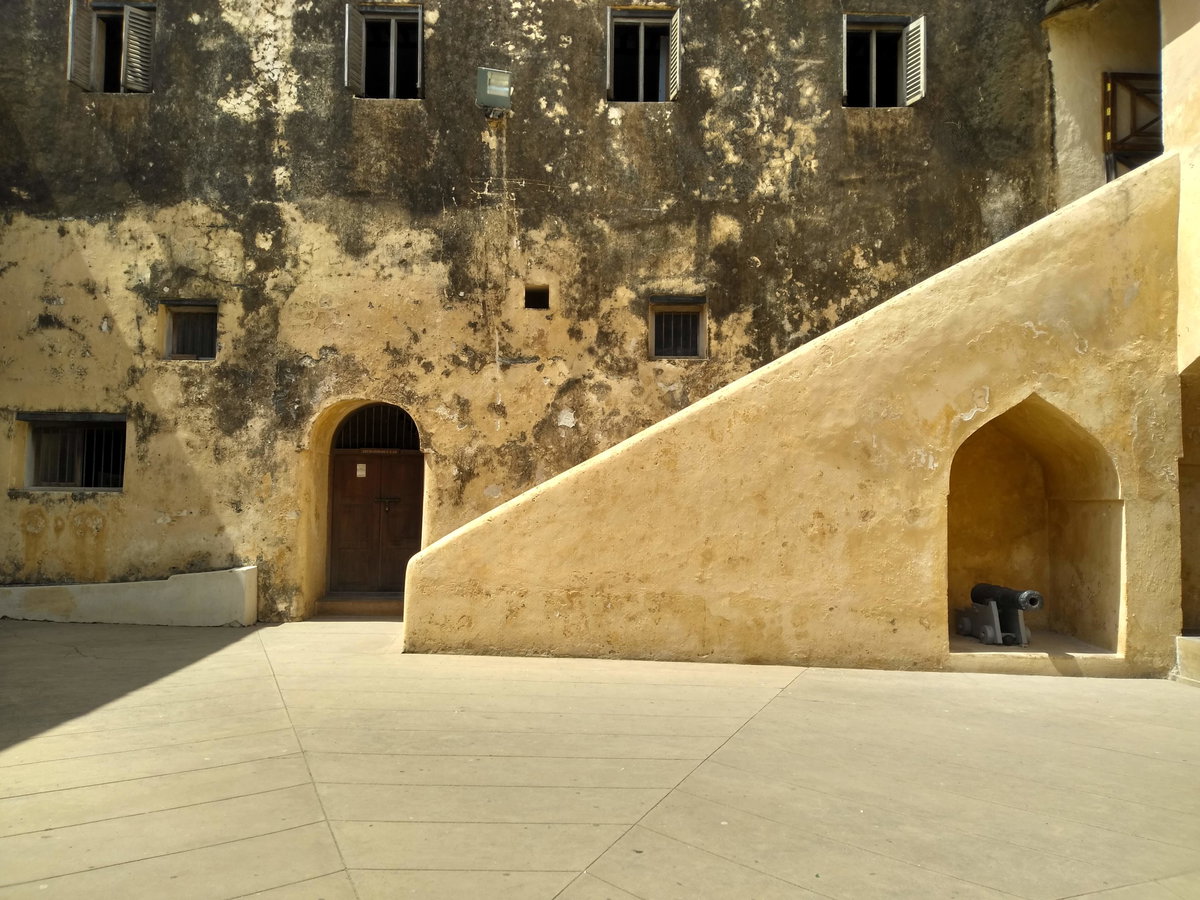Lamu Fort Museum Courtyard, Lamu, Kenya, 2022
