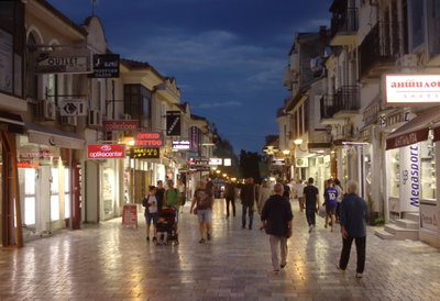 Ohrid, ulice Kliment Ohridski, Ohrid, 2019