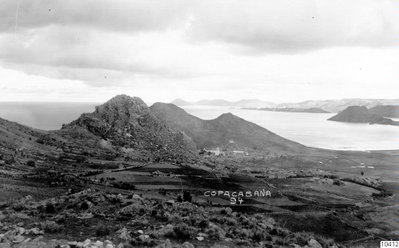 EU: sjö, vy, stad, fotografi, photograph (1894), Copacabana, 1894