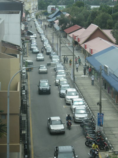 Melaka Raya street, Melaka, 2011