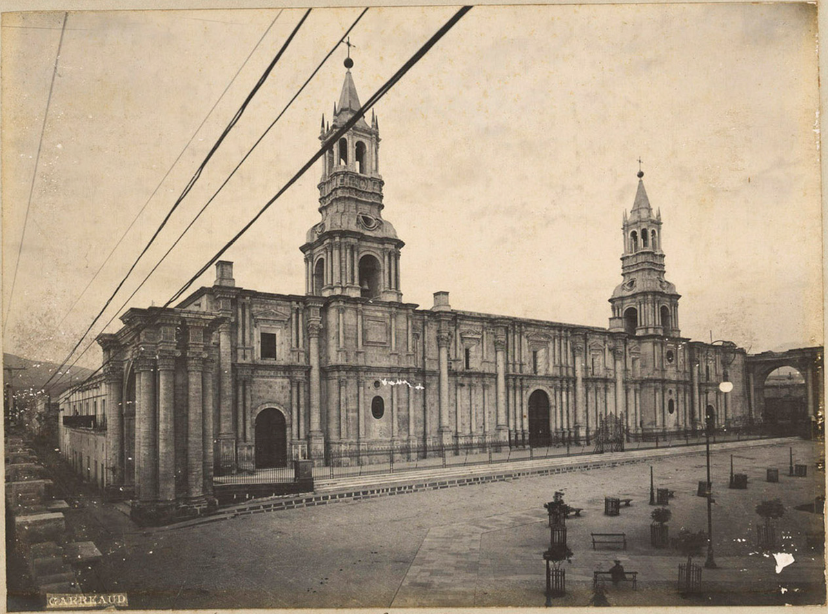 N° 280. Arequipa. La Catedrál, Arequipa, Peru, 1900