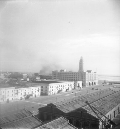 EU: Reisefotos Uruguay. Montevideo. Hafengebäude 2 (1939), Montevideo, 1939