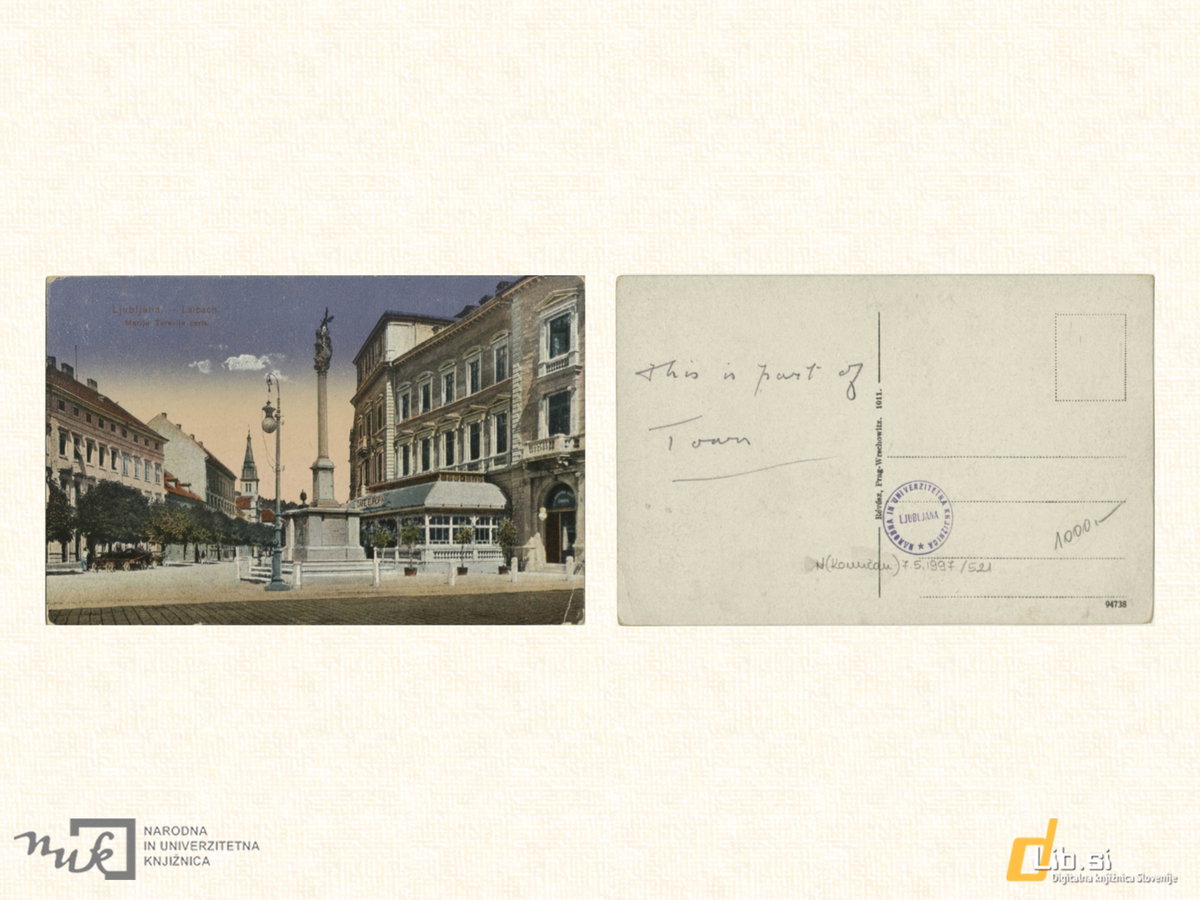 EU: Dunajska cesta; Ljubljana (1880), Ljubljana, Slovenia, 1880