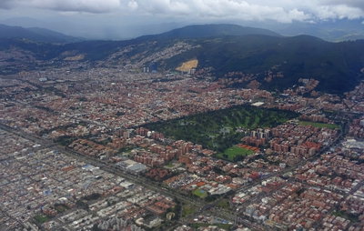 Bogotá - aerial view - Country Club, Bogotá, 2016