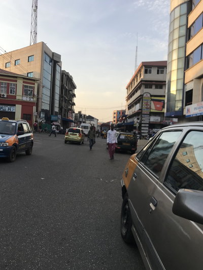 Adum inside, Kumasi, 2021