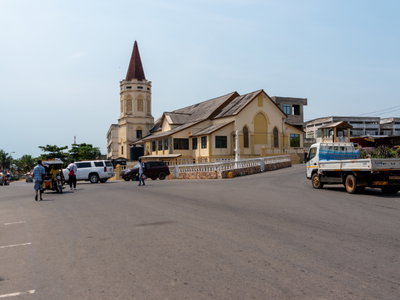 Church, Cape Coast (P1100212), Cape Coast — photos through time