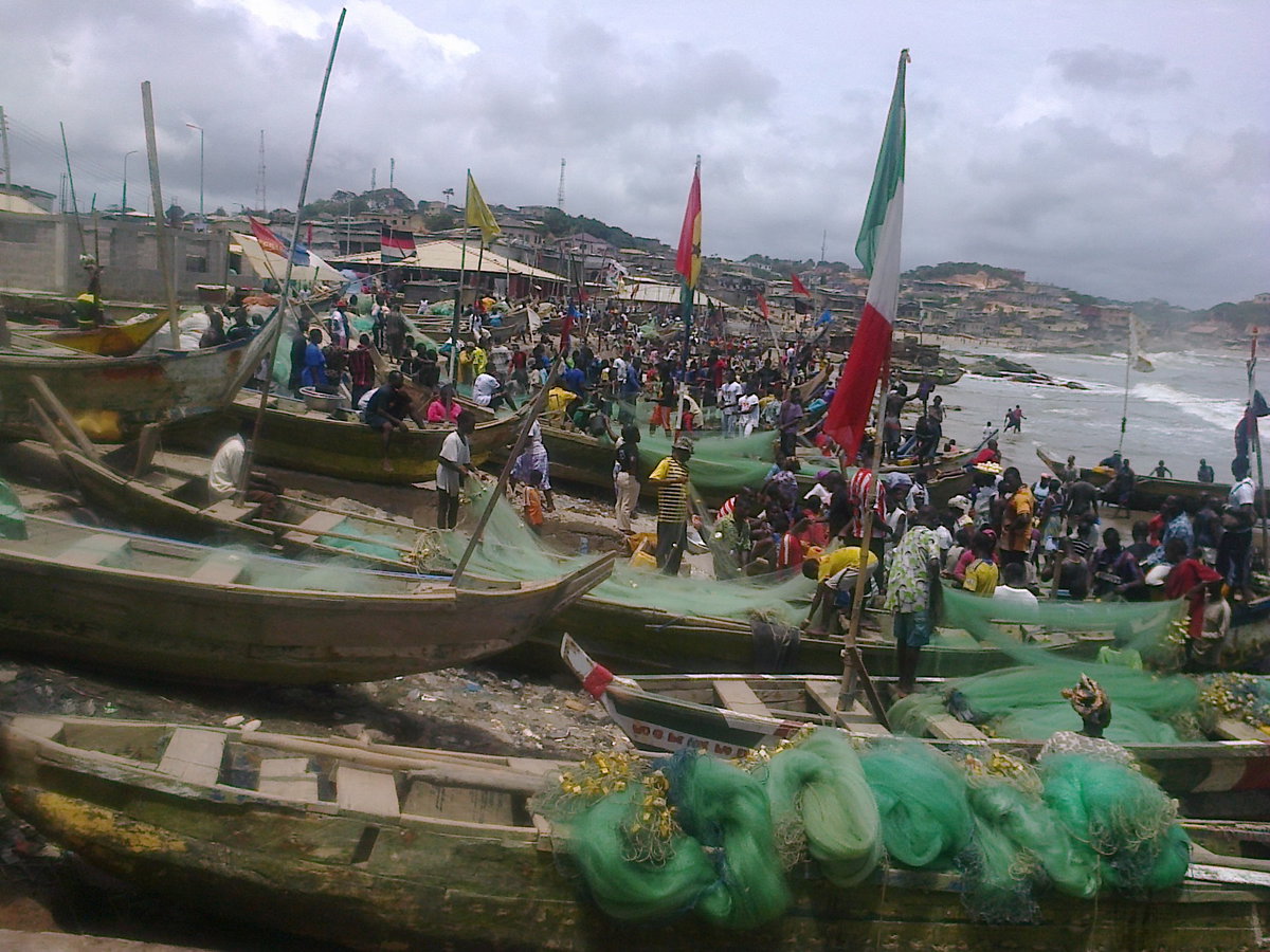 Fishing Harbor Capecoast, Cape Coast, Ghana, 2012