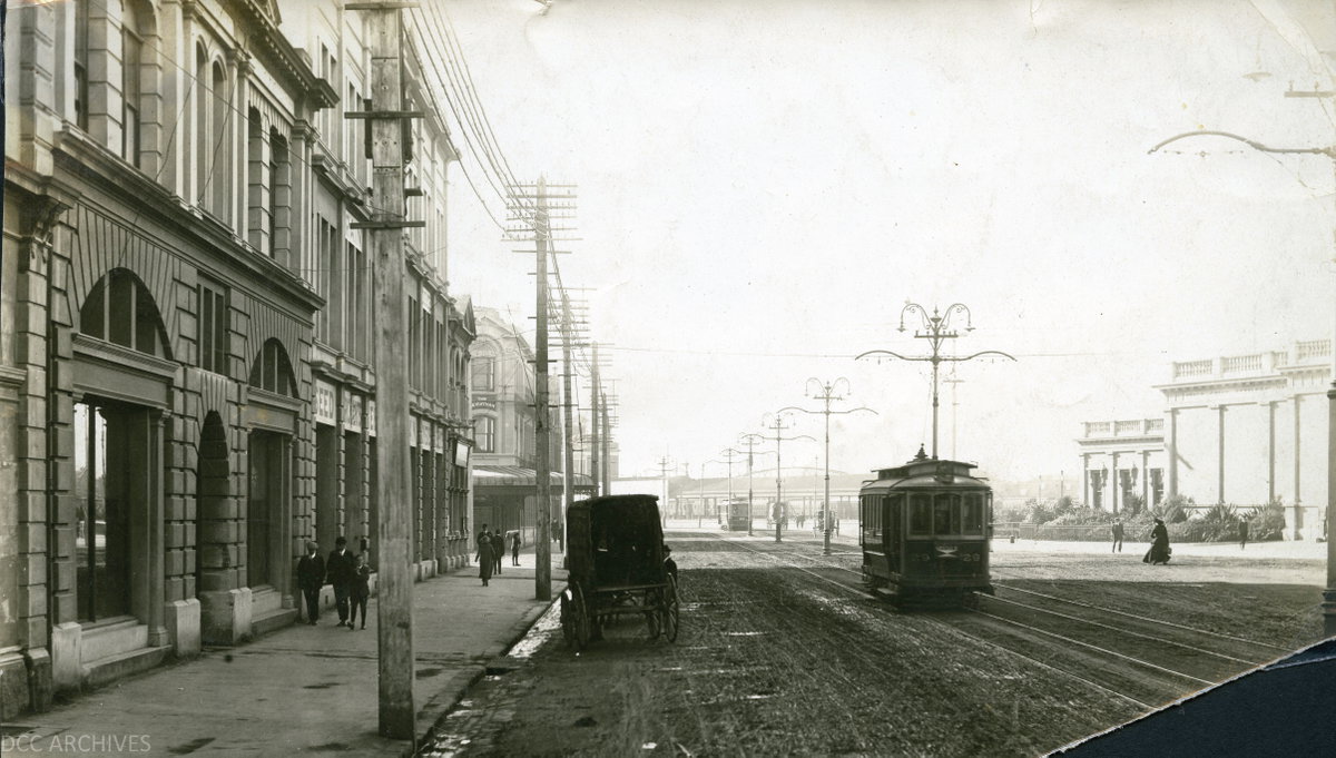 High Street, Dunedin, New Zealand, 1914