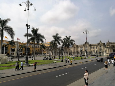 Plaza Mayor de Lima des de la Catedral, Lima, 2017
