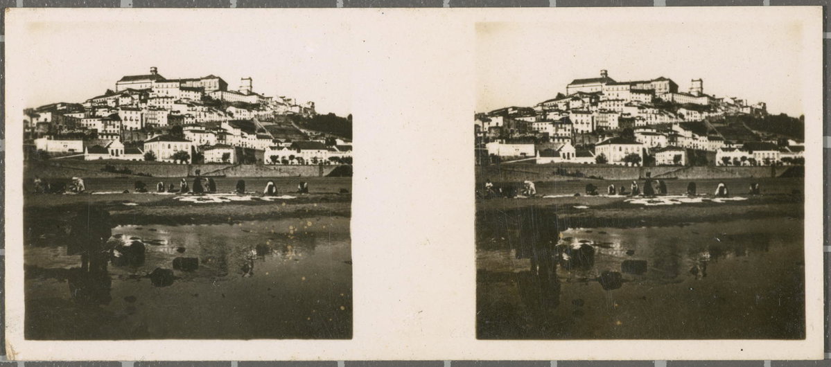 EU: No. 225 Coimbra - General view (1933), Coimbra, Portugal, 1933