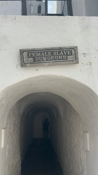 Female slaves dungeon, Elmina, 2025
