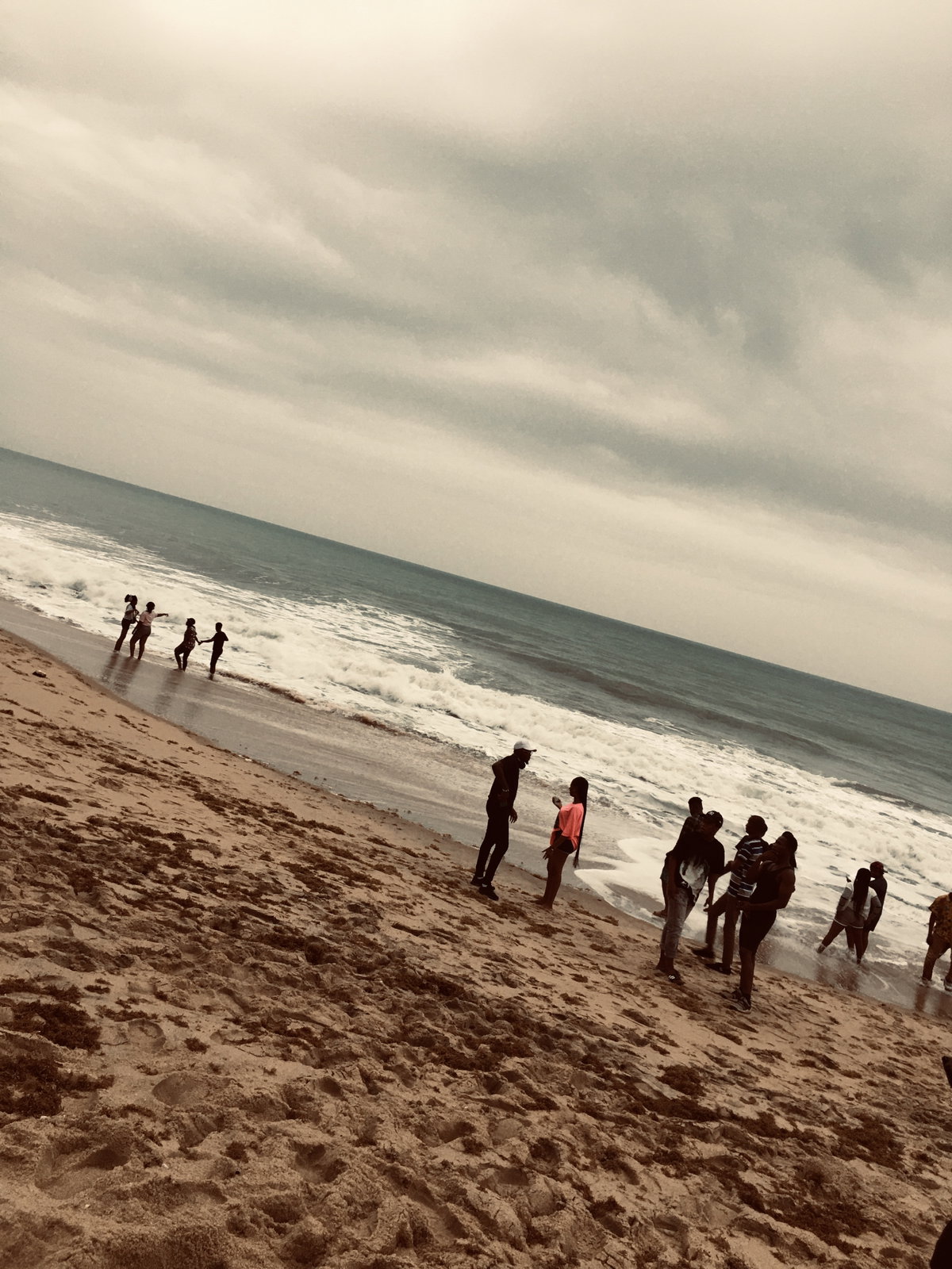 The cape coast beach, Cape Coast, Ghana, 2022