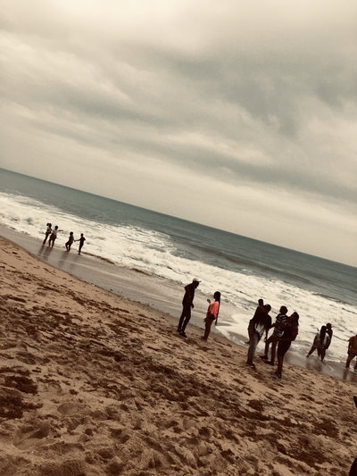 The cape coast beach, Cape Coast, 2022