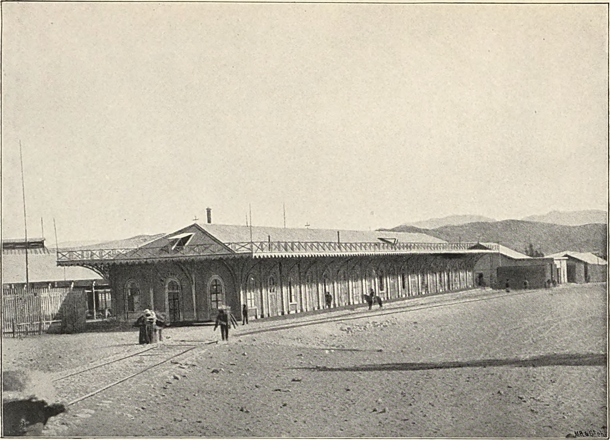 Middendorf - Bahnhof in Arequipa. (S. 240), Arequipa, Peru, 1894