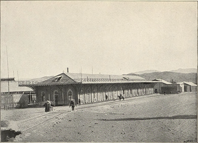 Middendorf - Bahnhof in Arequipa. (S. 240), Arequipa, 1894