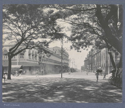 EU: Corner of York Street en Chatham Street, Colombo (1900), Colombo, 1900