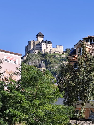 View of Trenčín castle, Trenčín, 2025