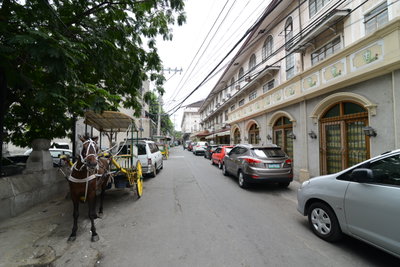 Street in Intramuros, Manila — photos through time