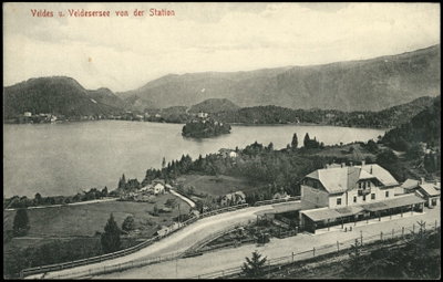 Postcard of Lake Bled, Bled, 1908