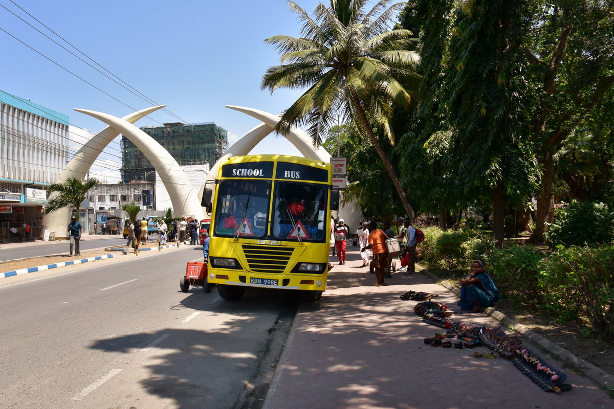 Mombasa tusks, Mombasa, Kenya, 2025