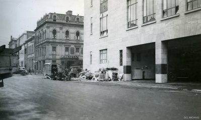 Chief Post Office Dunedin construction, Dunedin, 1937
