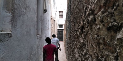 Lamu's narrow thoroughfares, Lamu, 2022