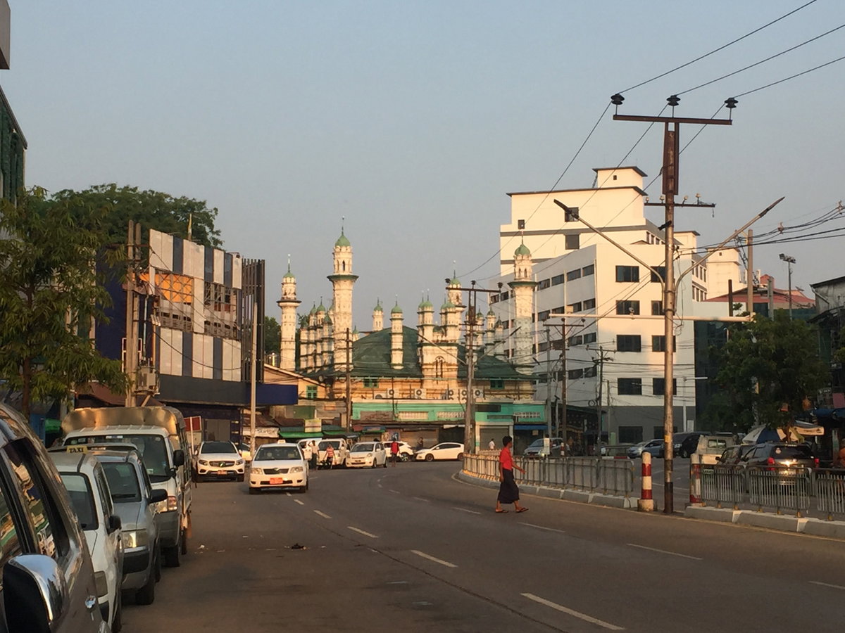 Tarmwe Mosque Yangon, Yangon, Myanmar, 2021