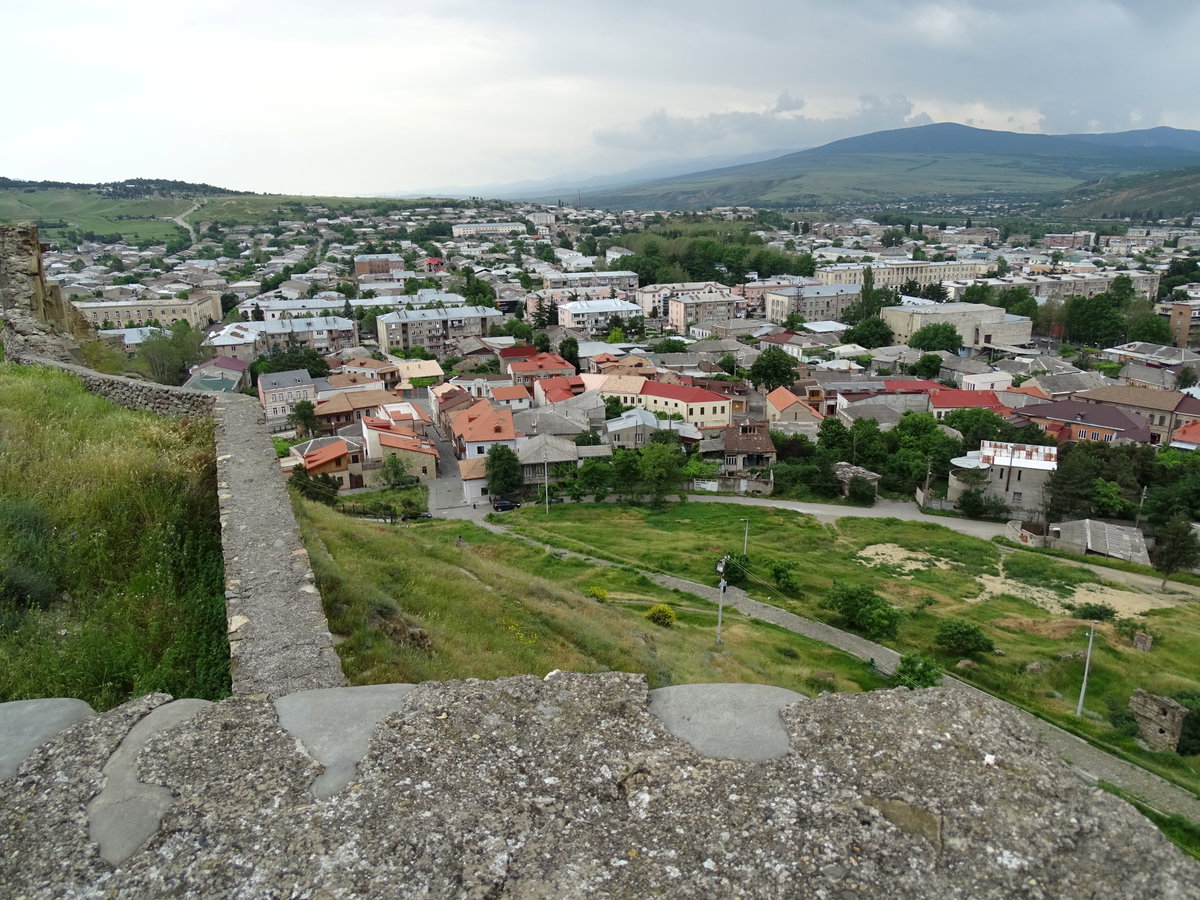 View over Gori from Hilltop Castle - Gori - Georgia, Gori, Georgia, 2015