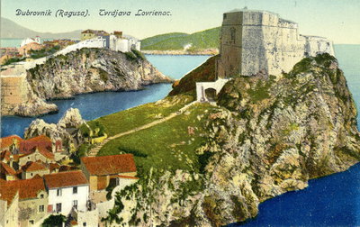 EU: Dubrovnik : tvrdjava Lovrienac (1923), Dubrovnik, 1923