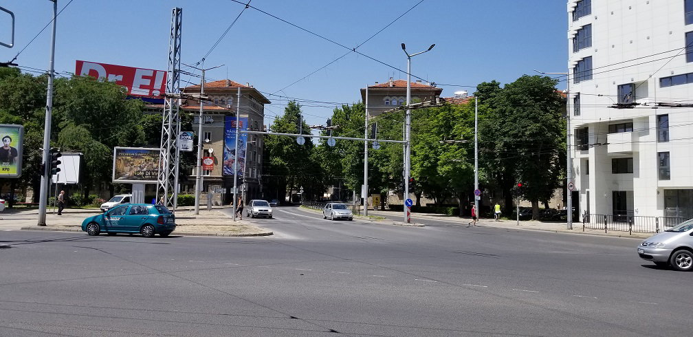 Goods Railway Station Square in Plovdiv, Plovdiv, Bulgaria, 2019