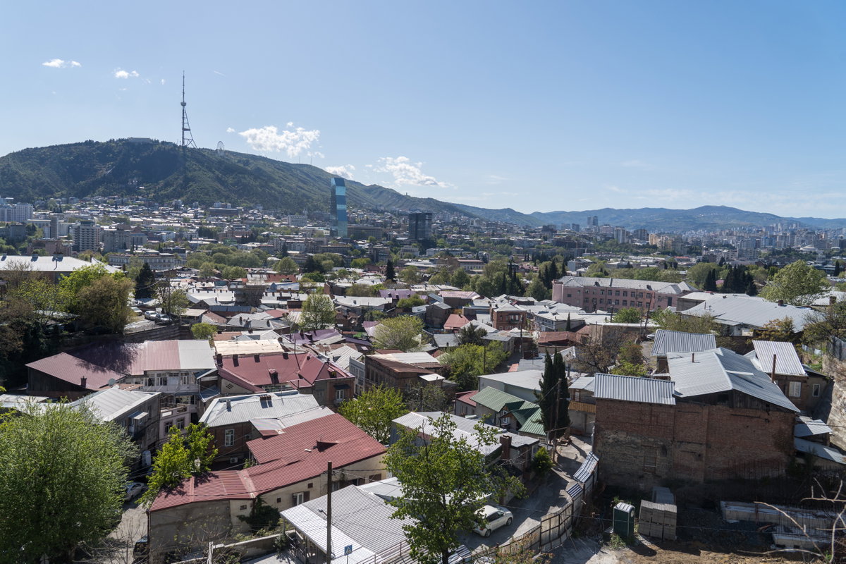 View of Tbilisi from Chaisubani street, Tbilisi, Georgia, 2025