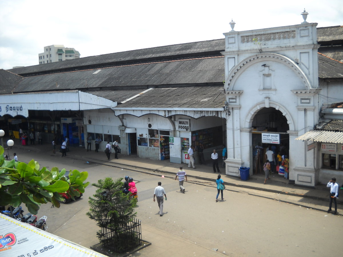 Colombo Fort Railway Station, Colombo, Sri Lanka, 2013