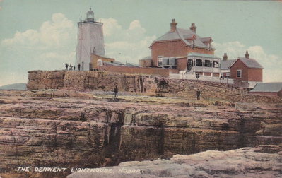 The Derwent Lighthouse, Hobart, Tasmania - circa, Hobart, 1910