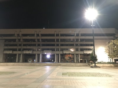 City hall, Rousse at night, Ruse, 2021