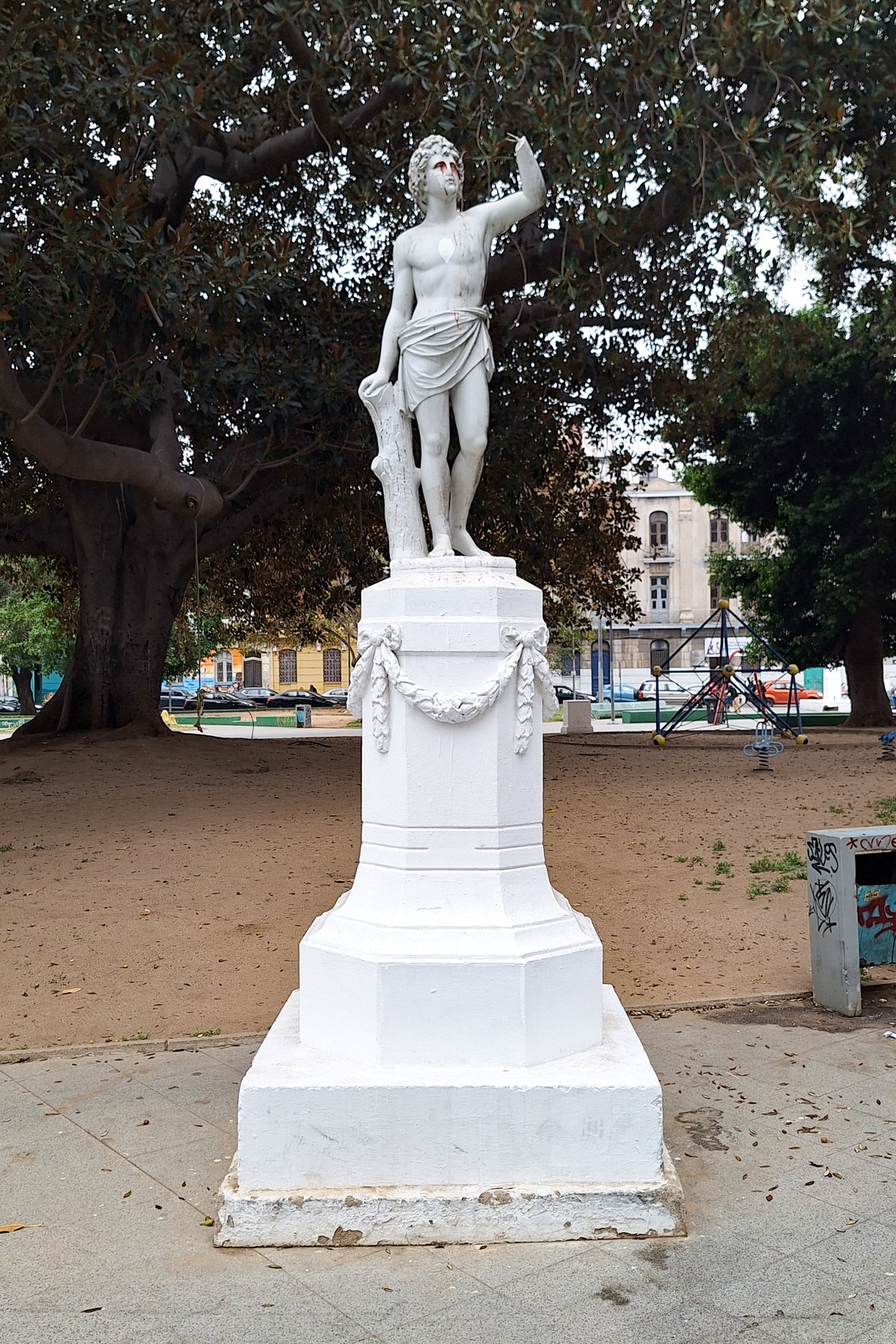 Estatua en Parque Italia, Valparaíso, Valparaíso, Chile, 2024
