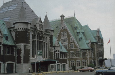 Gare du Palais, 450 Rue de la Gare du Palais, Québec façade principale, Quebec City, 1982