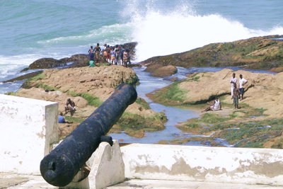 Female dungeon Cape Coast Castle, Cape Coast — photos through time