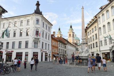 Pedestrian Zone, Ljubljana, 2017