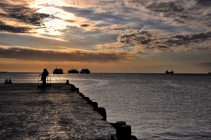 Stone Town Wharf, Zanzibar, Zanzibar City, Tanzania, 2012