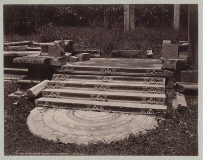EU: Schodiste ke kralovninu palaci (1890), Anuradhapura, 1890